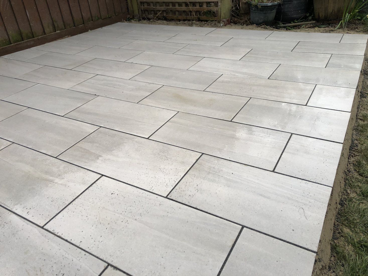 Porcelain Patios project by Stonecrest Paving and Landscaping