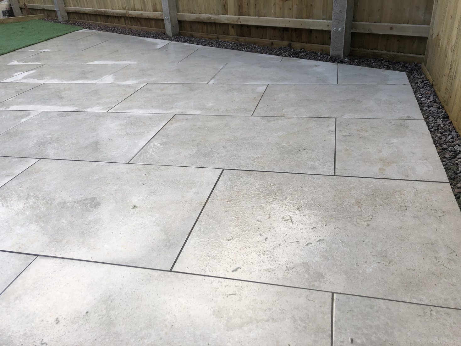 Porcelain Patios project by Stonecrest Paving and Landscaping