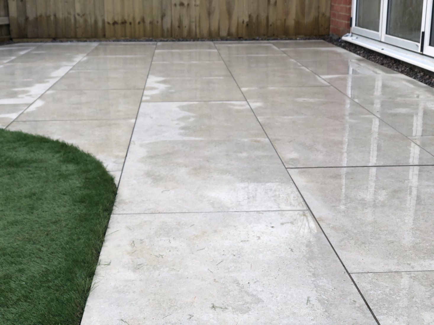 Porcelain Patios project by Stonecrest Paving and Landscaping