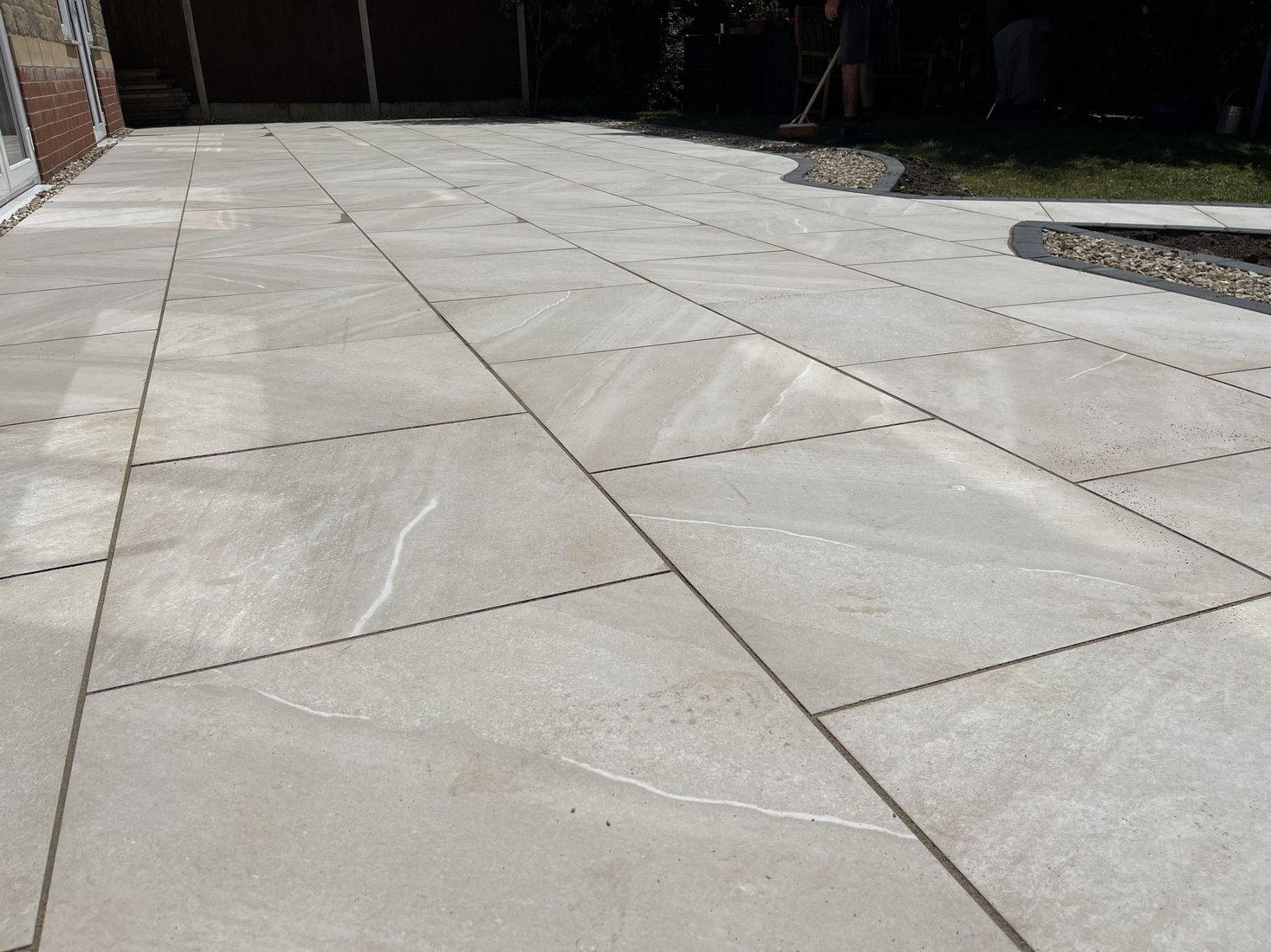 Porcelain Patios project by Stonecrest Paving and Landscaping