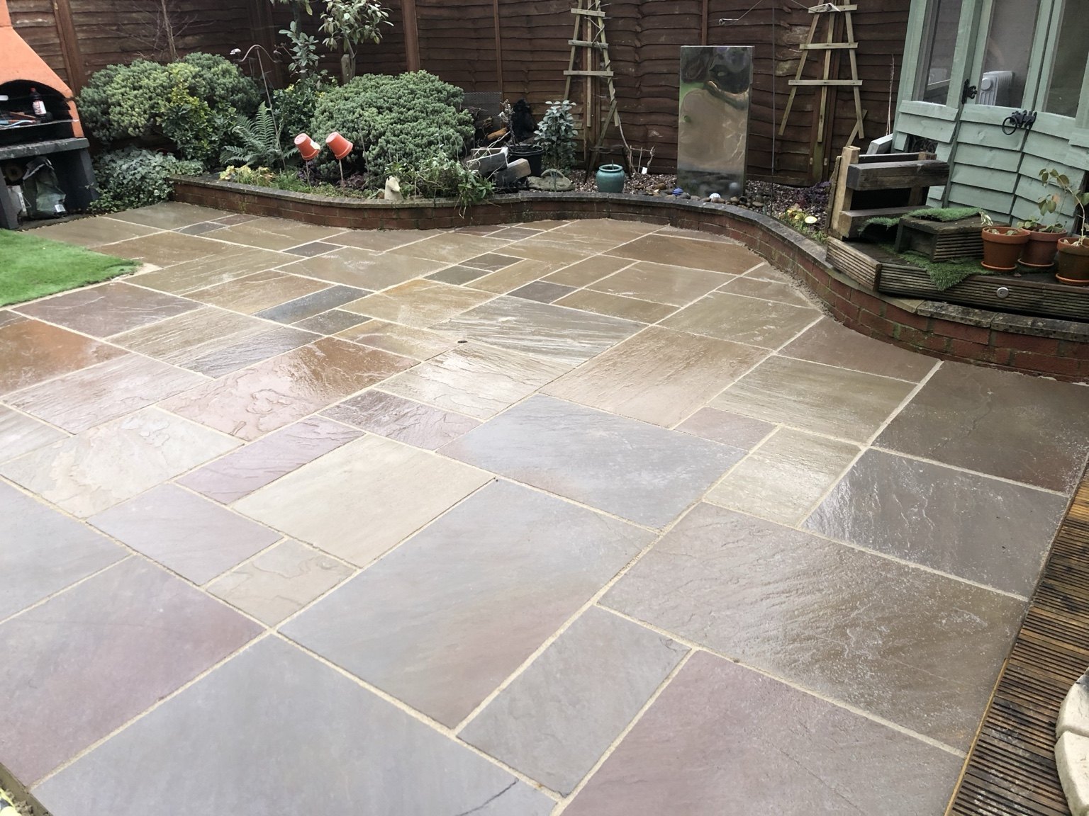 Sandstone Patios project by Stonecrest Paving and Landscaping