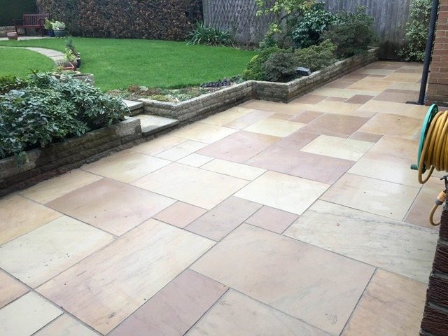 Sandstone Patios project by Stonecrest Paving and Landscaping