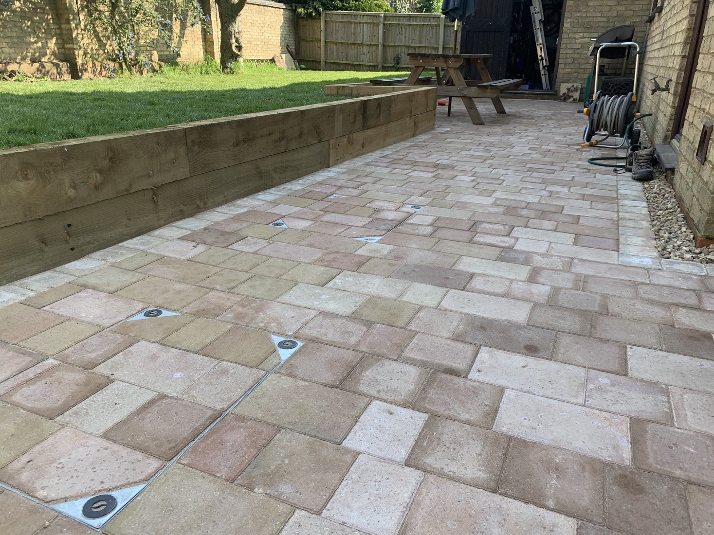 Sandstone Patios project by Stonecrest Paving and Landscaping