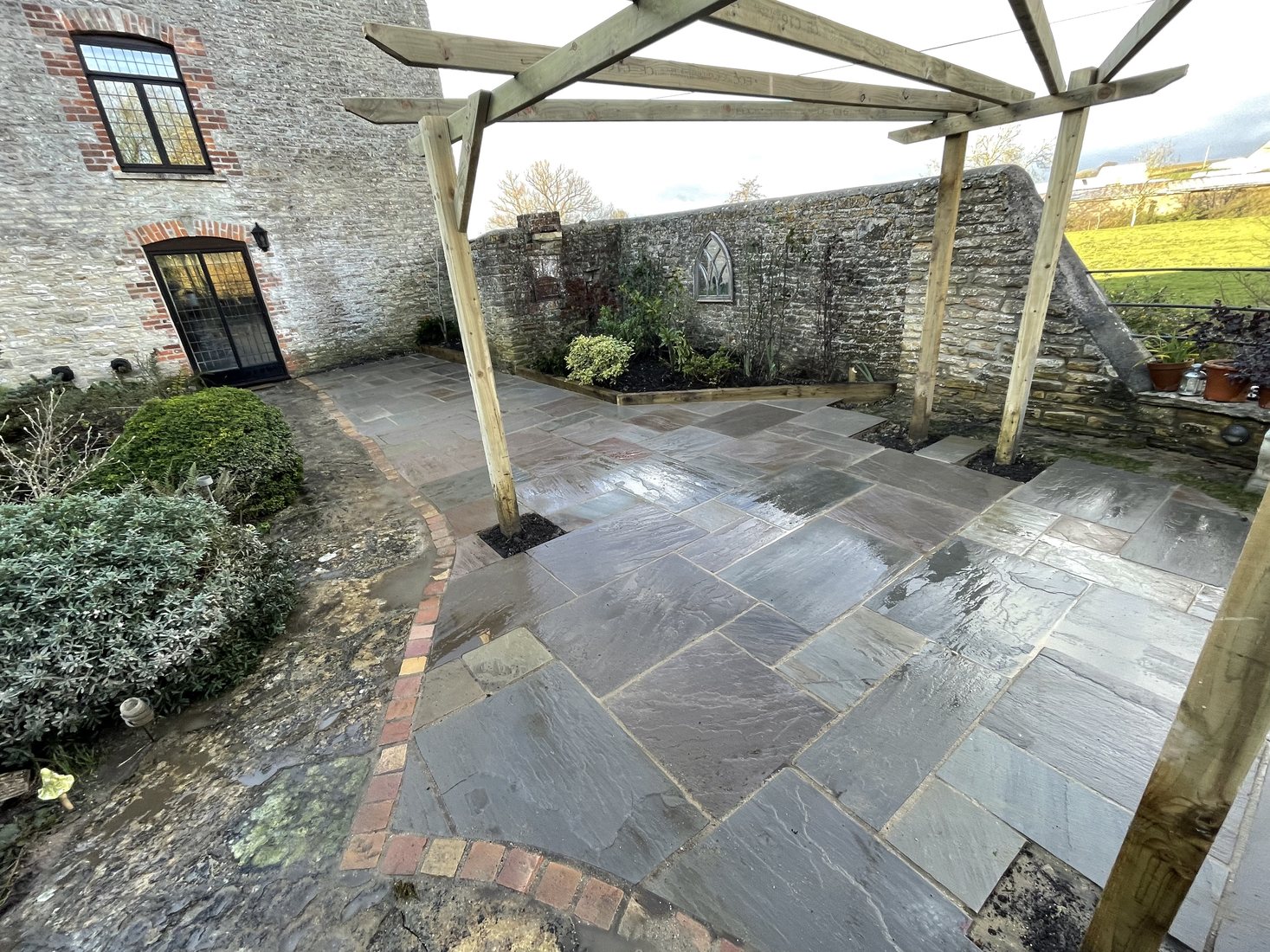 Sandstone Patios project by Stonecrest Paving and Landscaping