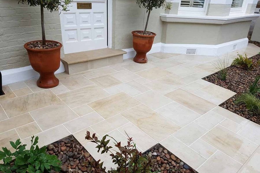 Sandstone Patios project by Stonecrest Paving and Landscaping
