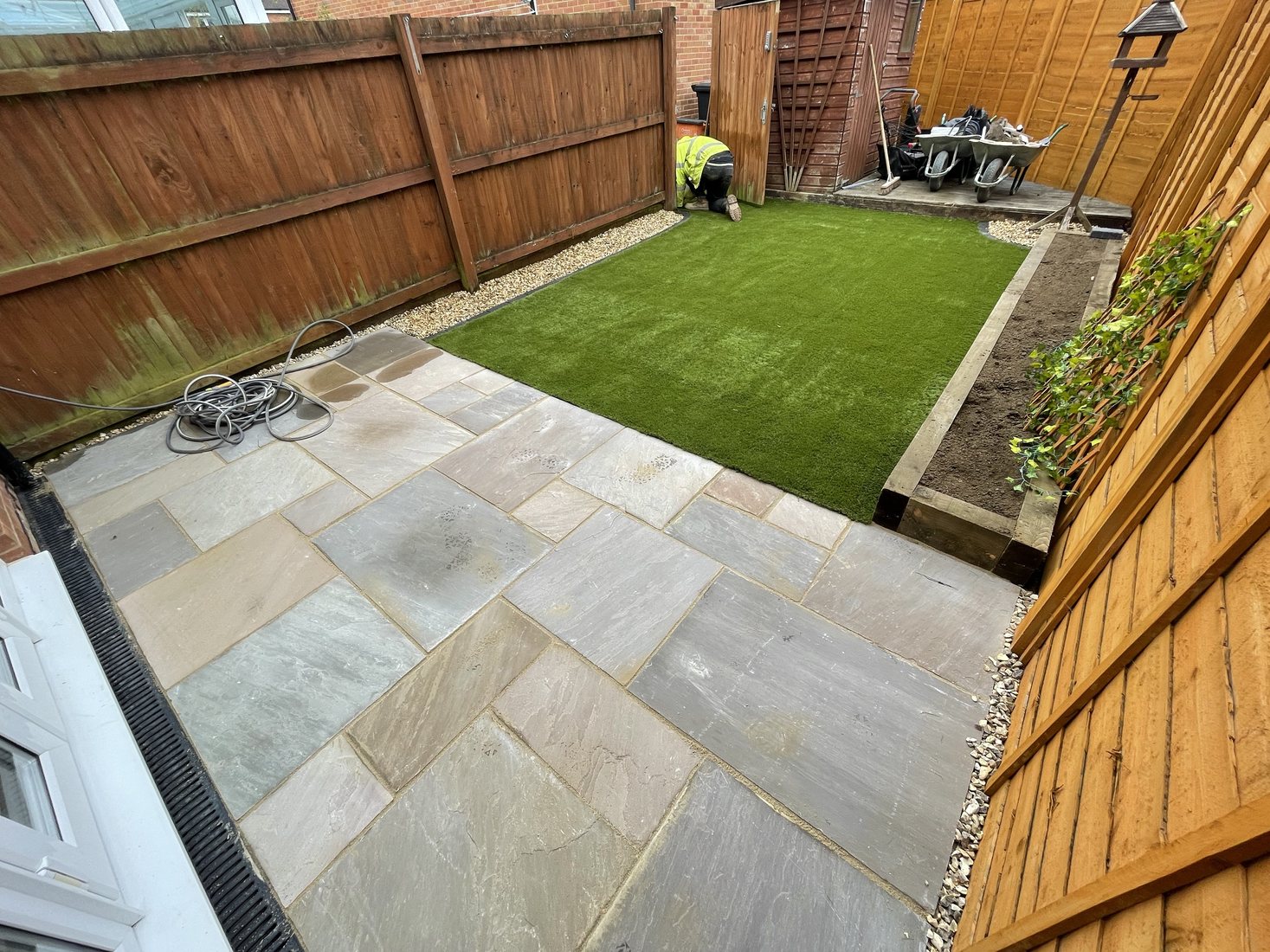 Sandstone Patios project by Stonecrest Paving and Landscaping