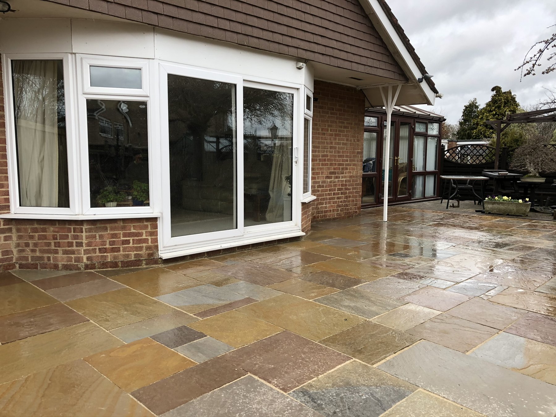 Sandstone Patios project by Stonecrest Paving and Landscaping