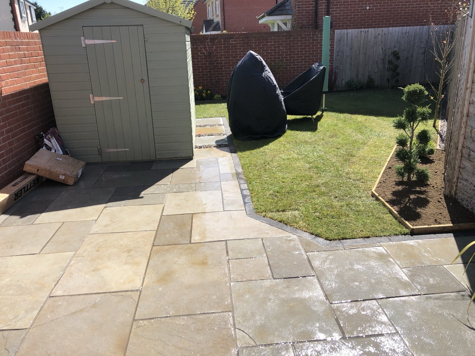 Sandstone Patios project by Stonecrest Paving and Landscaping